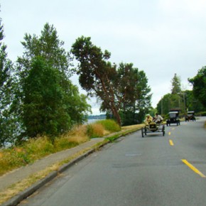Model Ts on a Scenic Drive Model Ts on a Scenic Drive