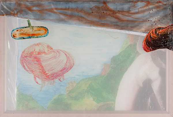 Lost Back, Acrylic on canvas, voile, © 2013 Mark Takamichi Miller, Courtesy of the artist Lost Back, Acrylic on canvas, voile, © 2013 Mark Takamichi Miller, Courtesy of the artist