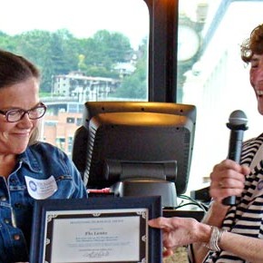 Flo Lentz Receives Maritime Hero Award Flo Lentz Receives Maritime Hero Award