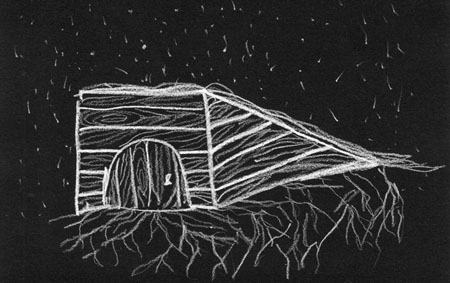© Carolina Silva, A Sign, 2011, Drawing on cardboard