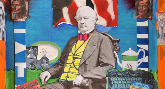 Millard Fillmore, detail, Lorenzo Moog, Mixed Media, Photo © Richard Nichol 2012