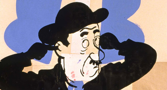 Karen Ganz, Listen IV, Ink and acrylic on paper, 1998