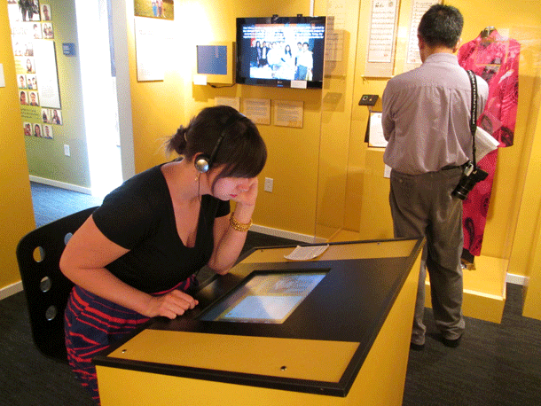 Oral history component, "Vietnam in the Rearview Mirror" exhibit © 2013, courtesy of the Wing Luke Museum