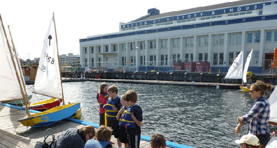 Preparing for Blanchard Regatta, 2012 © courtesy of Center for Wooden Boats