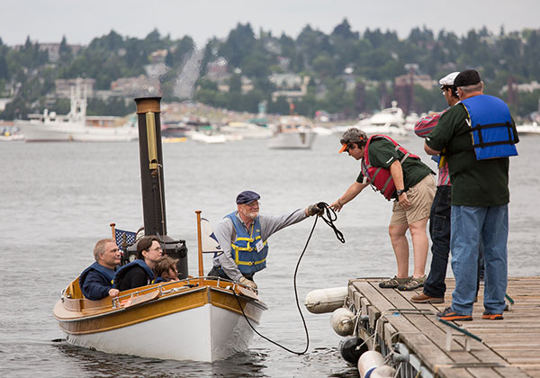 Free ride program at South Lake Union Park, Seattle © 2013, The Center for Wooden Boats