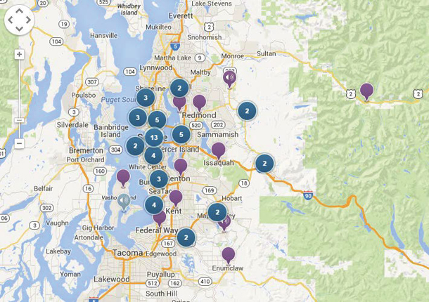 Mapping cultural space in King County. Photo by 4Culture.