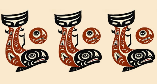 Moving Forward, 2006 Serigraph. Shaun Peterson, (Puyallup/Tulalip) Photo Credit: Art and Soul City of Seattle Portable Works Collection
