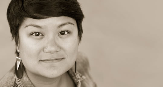 Poet Michelle Peñaloza. Photo by Timothy Aguero Photography.