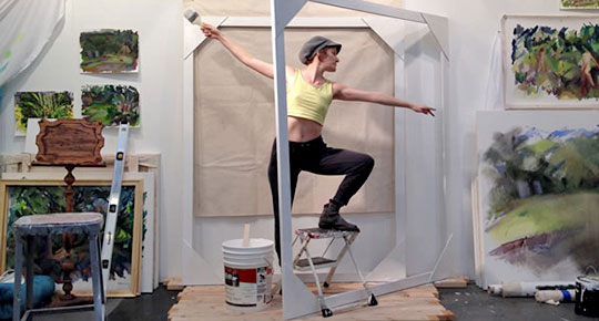 © 2015 Kimberly Trowbridge, Framing Perception, Installation shot. Courtesy of the artist.