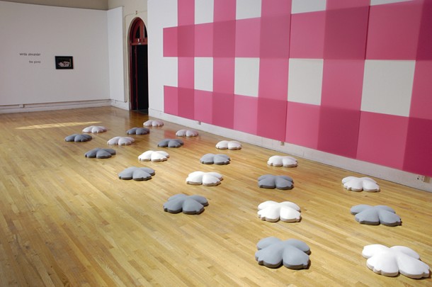 Verda Alexander, The Picnic, 2006, plexiglass and plaster, 15' x 35' x 8'