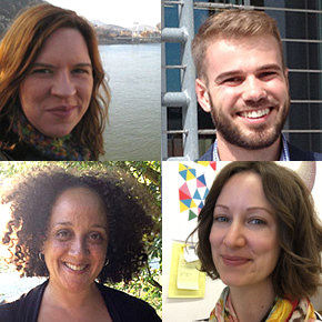 Clockwise from top left: Kelly Pajek, Brennan Jernigan, Heidi Jackson, and Katherine Whimble.
