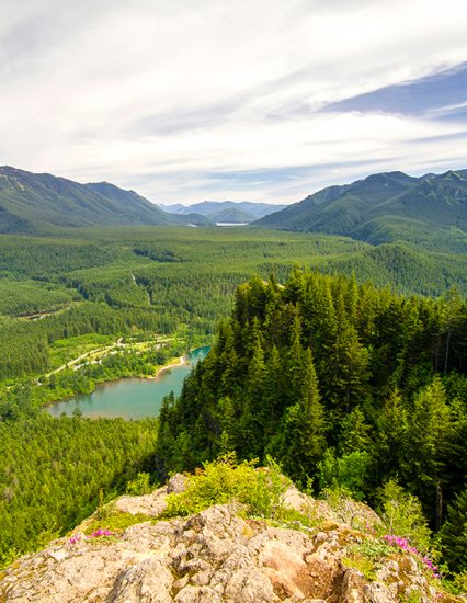 Pristine Cedar River Watershed is the primary source of clean, safe drinking water for the Greater Seattle area. Photo courtesy of the Cedar River Watershed Education Center.