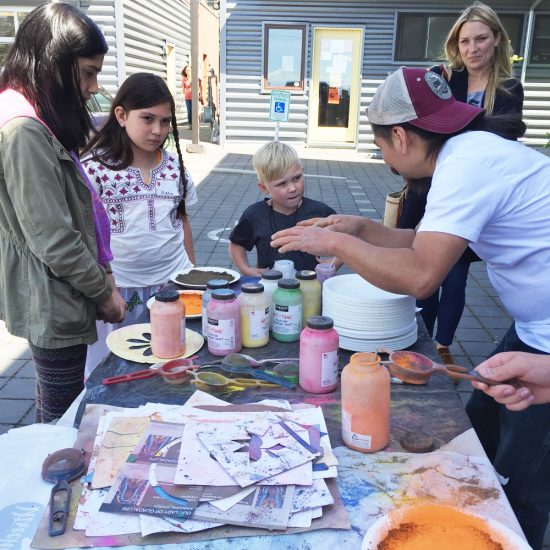 We are a group of artists and community members who support the arts. After years of struggle to carve out space for Latino artists within existing cultural communities, we decided to create a new, welcoming venue that especially showcases the creativity of Latino artists, writers and musicians. Photo courtesy of Studio Lazo.